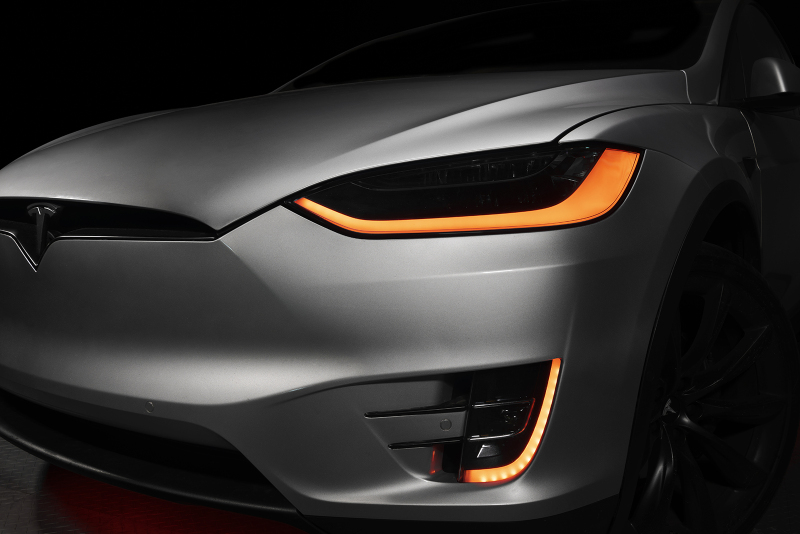 Tesla Model X Headlight & Fog Light DRL Upgrade Kit - ORACLE Lighting - Dynamic ColorSHIFT - Dynamic ColorSHIFT - `16-`21